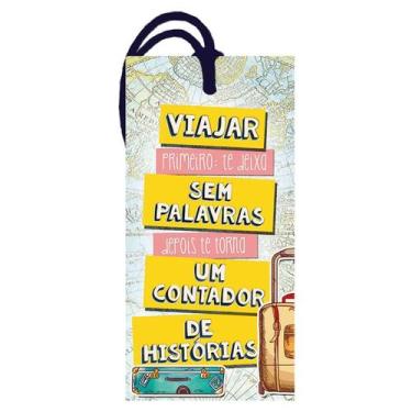 Imagem de Decor Home Tag "Viajar de Histórias" - DHT2-158 - LitoArte - Rizzo