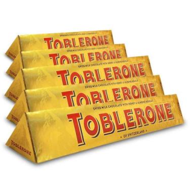 Imagem de Chocolate Toblerone Milk Gold Kit 5 Unidades De 100G