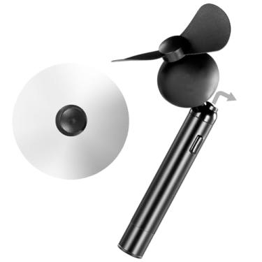 Imagem de Ventilador de bolso GS, super mini ventilador portátil alimentado por pilha AAA, pequeno ventilador de mão pessoal para viagens, eventos ao ar livre, extensão de cílios, acampamento, parques temáticos