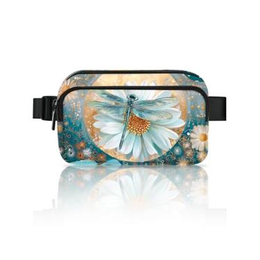 Imagem de Pochete de viagem, impermeável, pequena, bolsa transversal para mulheres, bolsa de cintura para corrida, caminhada, ciclismo, Branco, Medium, Tendência