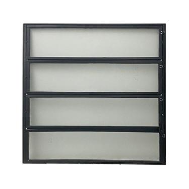 Imagem de Janela Vitro Basculante  80cm x 80cm Linha Modular Preto
