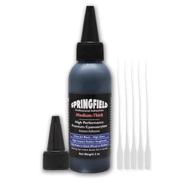 Imagem de Alto-falante CA Glue Springfield com borracha preta temperada 60 mL 50