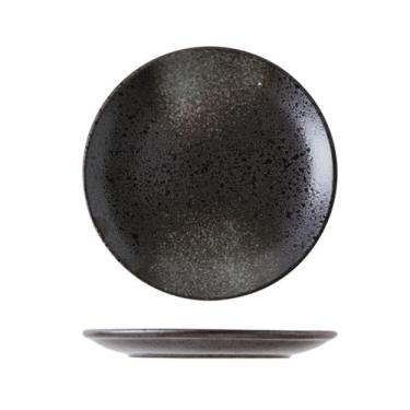 Imagem de Prato redondo de cerâmica de 30 cm simplicidade doméstica japonesa - prato raso de 30,5 cm - Heizhen