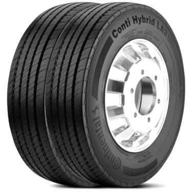 Imagem de Kit 2 Pneu Continental 235/75R17.5 132/130M Conti Hybrid LA3