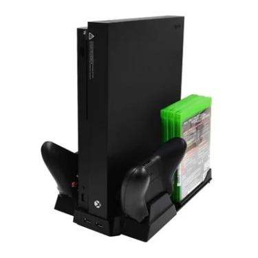 Imagem de Suporte Base Vertical 4 Em 1 XBOX One X Com Cooler