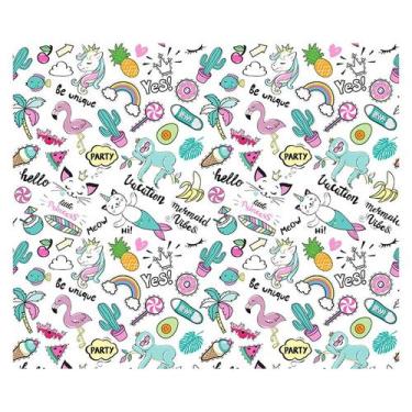 Imagem de Papel de Parede Adesivo Infantil Animais Quarto Menina - 794pcm - Allo