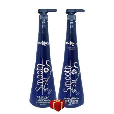 Imagem de Kit Kellan Smooth Shampoo E Ativo Matizador Kellan