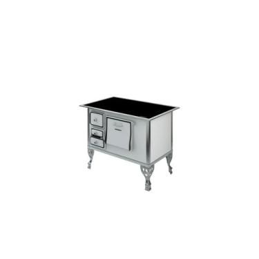 Imagem de Fogão Colonial N2 Vitrocerâmica Branco Moldura Direito Antonow