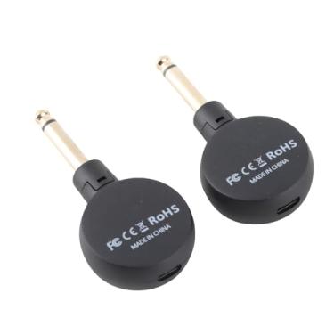 Imagem de Tomvorks 2.4g de Guitarra Sem Fio, Receptor de Transmissor de Guitarra Portátil Recarregável Conjunto de Receptores de Modo Duplo Plugue de Comutação e Reproduza Emparelhamento