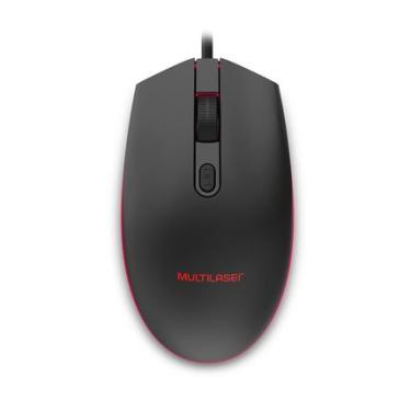 Imagem de Mouse Gamer 2400DPI Led 7 Cores Preto Multi - MO298 MO298