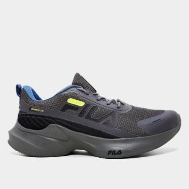 Imagem de Tênis Fila Progress Lite Masculino, Grafite, Preto, 37
