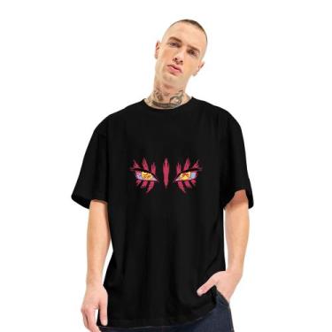 Imagem de Camiseta Unissex Oversized Akaza Demon Slayer Anime Streetwear - FLS.C