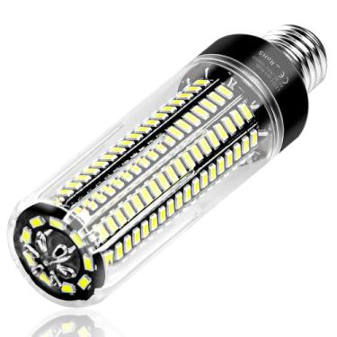 Imagem de Lâmpada LED de milho de 35 W E26/E27 base média lâmpadas de ventilador de teto 6000 K Lâmpada de luz do dia equivalente a 350 watts super brilhante 4041 lúmen candelabro luzes de vela 85-265V sem