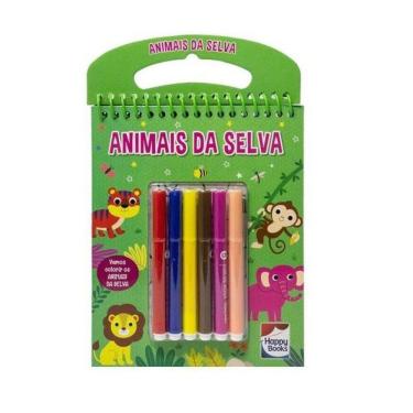 Imagem de Colorindo Por Números: Animais Da Selva