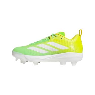 Imagem de adidas Tênis feminino Adizero Instict 2.0 TPU Candy Softball, Limão lúcido/branco/amarelo, 38