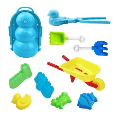 Imagem de 10 pçs neve bola de neve fabricante clip maker animal em forma de cast