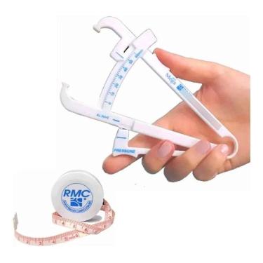 Imagem de 2X Adipometro + Fita Metrica 1,5Mt. Para Medição Corporal Rm