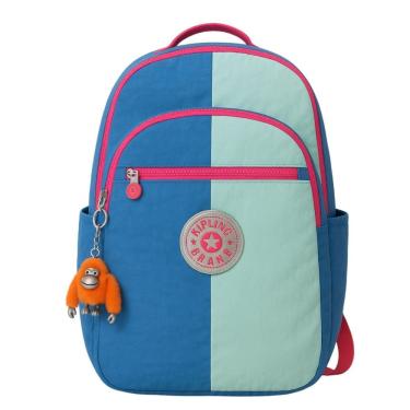 Imagem de Mochila Kipling Seoul Xl Com Porta Notebook Azul Chromapop