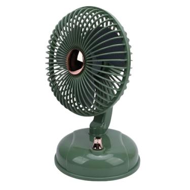 Imagem de aqxreight Fan do Ventilador de fã de Mesa de Mesa de Quiet Retro Retro 30dB Breeze Suave Com Bateria de 4000mAh para Dormitórios Domésticos Acampando