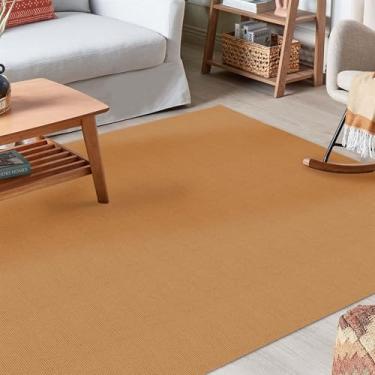 Imagem de Tapete de Sala Algodão Moderno 1,50 x 2,00 Lavavel em Maquina Basic Mostarda
