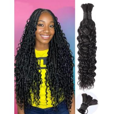 Imagem de Trançando o cabelo LOLLY HAIR Water Wave 100g 40cm 12A Brazilian
