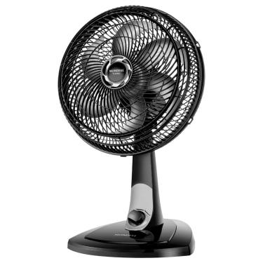 Imagem de Ventilador de Mesa Mondial 30cm 6 Pás Turbo Vt-30-nb Preto/prata 127v