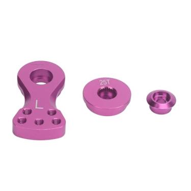 Imagem de aqxreight RC 25T Servo Economizador DE Alumínio LOLO DE ALULO LOOL L para /10 VEÍCULO REMOTO VEÍCULO TI ECABE (Roxo)