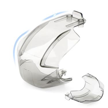 Imagem de Para DJI Mini 3 Gimbal Camera Protector Lens Dustproof Replacemen for Mini 3 Gimbal Camera Lens Cover Cap Drone Accessories Parts (Preto Transparente)