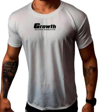 Imagem de Camiseta Dry-Fit Masculina GROWTH com Elastano Secagem Rápida para Tre