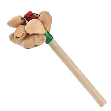 Imagem de HILAZA Agitador de concha de sementes, instrumento de percussão de cura sonora — chocalho de casca de noz natural para meditação, ASMR, terapia de som, ioga