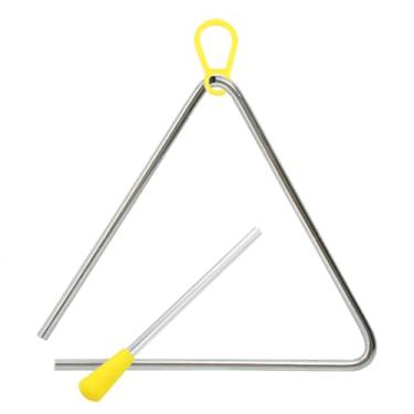 Imagem de LIFKOME 1 conjunto de marretas de ferro triangulares para instrumentos de percussão, material de ferro de plástico durável para iniciantes com suportes de ataque