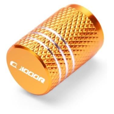 Imagem de Tampa da porta de ar do aro do pneu da motocicleta Tampa da haste da roda da válvula do pneu compatível com CB1000R CB 1000R CB 1000 R 2008-2021 (1 peça dourada)