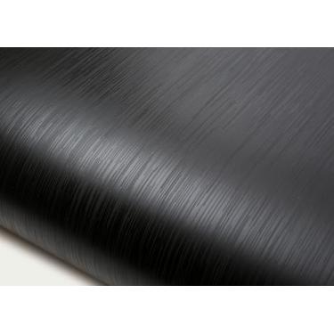 Imagem de ROSEROSA Papel de parede autoadesivo listrado com revestimento de porta e acabamento de moldagem de bancada SG24