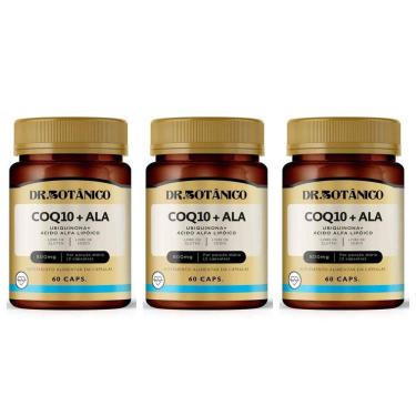 Imagem de Kit 3 Un - Coenzima Q10 + Acido Alfa Lipoico - Dr Botanico
