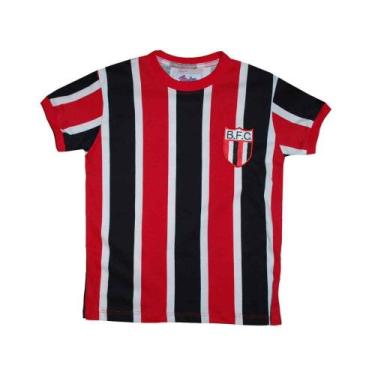 Imagem de Camisa Botafogo SP 1977 Liga Retrô Infantil  Listrada 8, 8, Vermelho