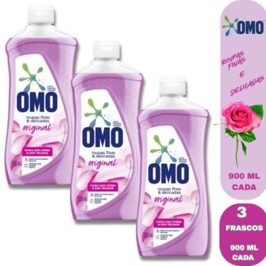 Imagem de Kit 3 Lava Roupas Omo Para Roupas Finas e Delicadas Original - Sabão L