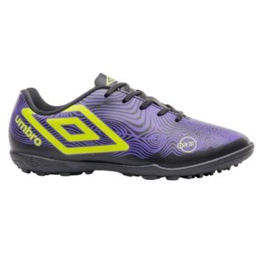 Imagem de Chuteira Society Umbro Orbit Infantil - Roxo 33, Roxo, 33