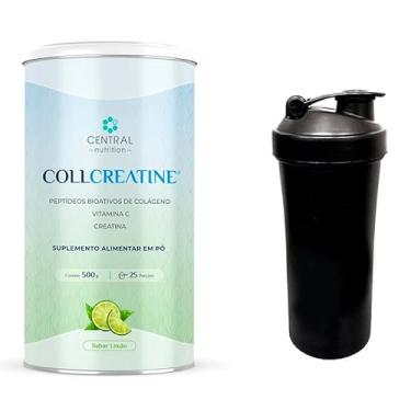Imagem de CollCreatine Sabor Limão 500g - Central Nutrition + Coqueteleira