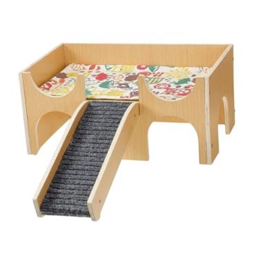 Imagem de Baoblaze Hamster House Bed Habitats Habitats Gerbil House