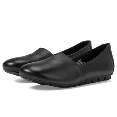 Imagem de BORN Sebra II feminino, Couro de flor integral preto, 6.5 Wide