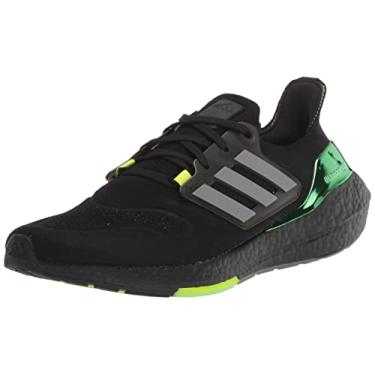 Imagem de adidas Ultraboost 22 masculino, Preto/Ferro Metálico/Verde Feixe, 39