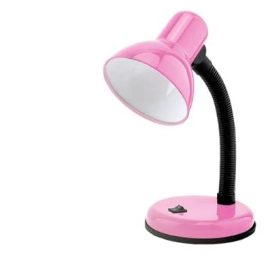 Imagem de Luminaria de Mesa, Luminaria de Mesa Quarto, FlexíVel DobráVel ArticuláVel, 110v, Abajur LumináRia Mesa Base(Rosa)