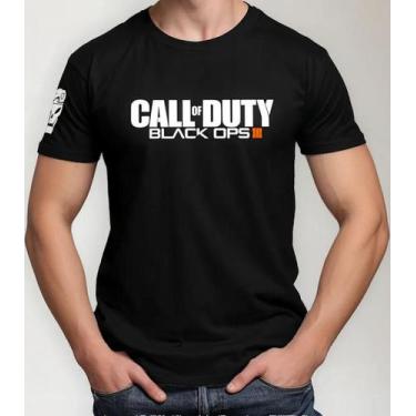 Imagem de Camiseta Camisa Adulto Feminina Masculina Algodão Gamer Jogo Call of D