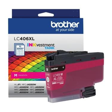 Imagem de Cartucho Brother 5K Magenta - LC406XLMS - para Impressoras MFCJ5855DW / MFCJ6955DW