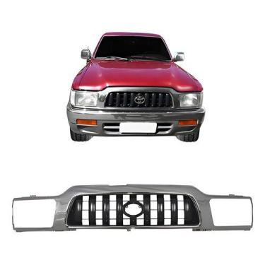 Imagem de Grade Radiador Hilux Srv 2002 2003 2004 Cinza Especifico - RF