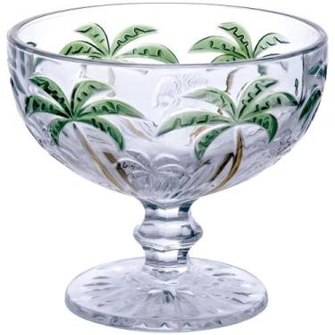 Imagem de Taça de Vidro Ornamentada Palmeira 310ml - LANTY (KE HOME)