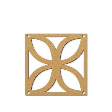 Imagem de Placas Vazadas Decorativas MDF 3mm Kit 6, 12 e 18 - Ambiente Único Elegante (000,Kit 6 pçs-26cm x 26cm)