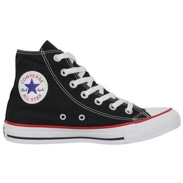 Imagem de Tênis converse all star cano alto ct0004, Preto vermelho pto, 42
