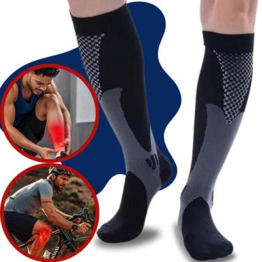 Imagem de Meia de Compressão para Formigamentos, Espasmos Câimbras e Dores - Erg