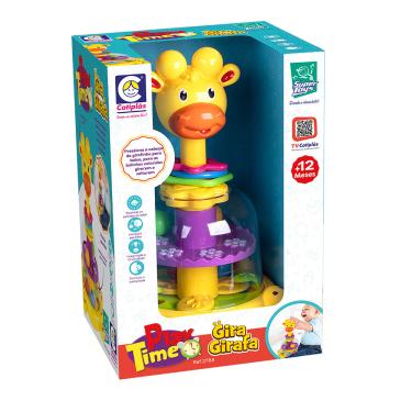 Imagem de Brinquedo Play Time Gira Girafa 2788 - Cotiplás